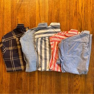 Bonobos and J. Crew Short Sleeve Shirt Collection Sizes Small and Slim Medium